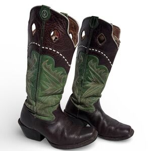 Tony Lama Saddle Outback Buckaroo Boot Size 9EE